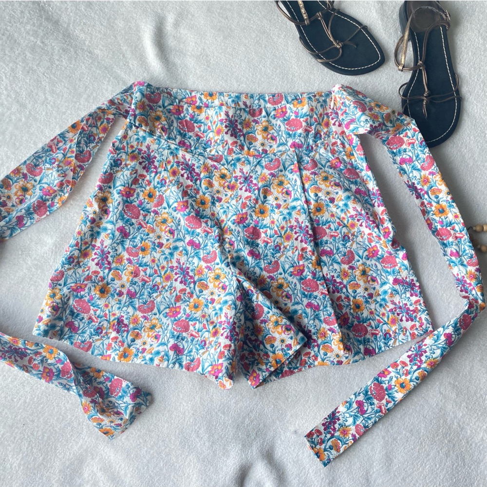 Antonio Melani Dawson Shorts sz 0 with bow ties - Picture 8 of 14